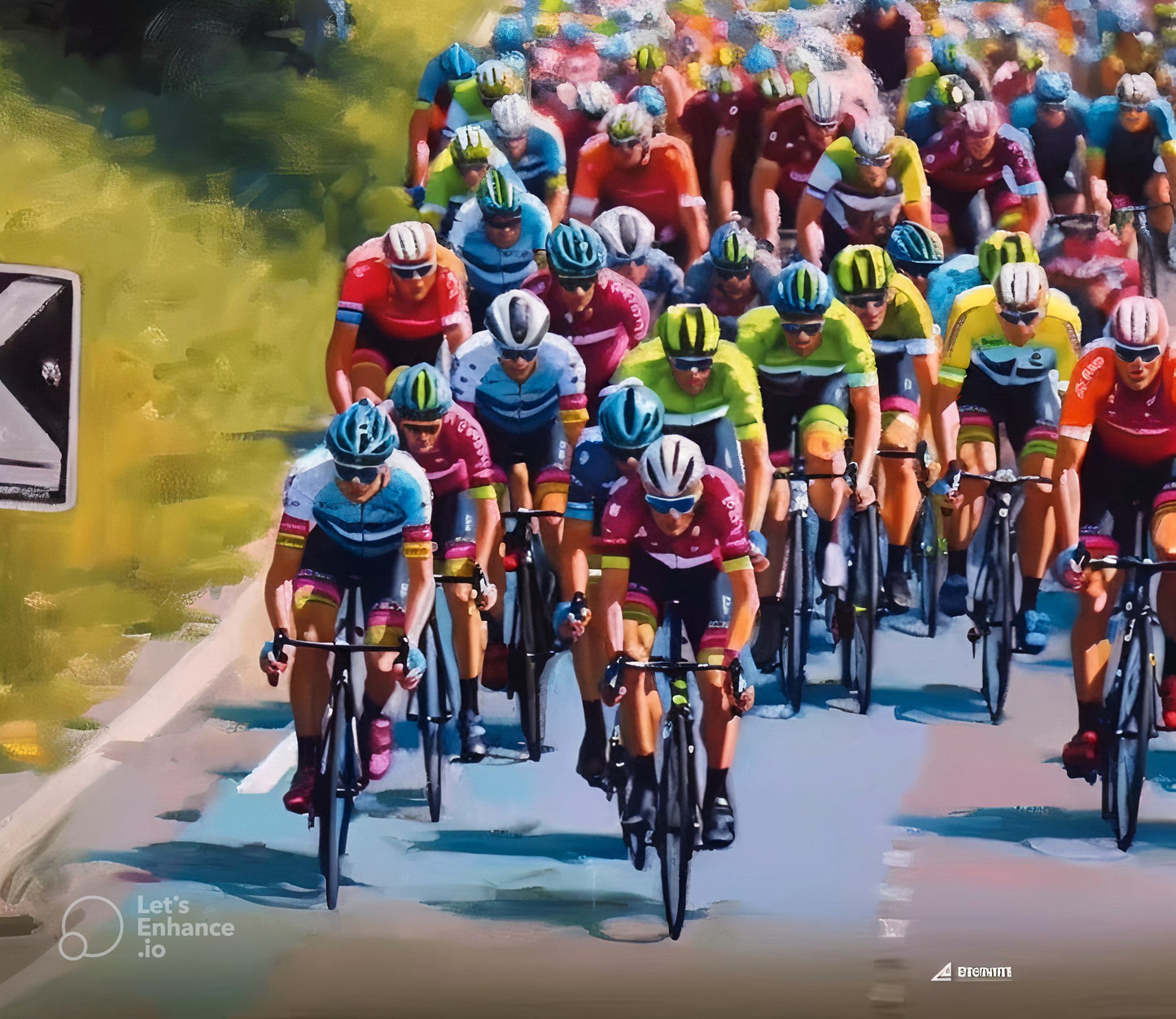 Focus in Motion: Oil on Canvas
